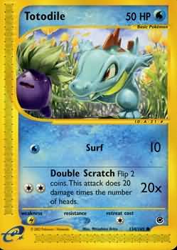 Totodile 134 165 Common Expedition Singles Totodile 134 165 Common Expedition Singles