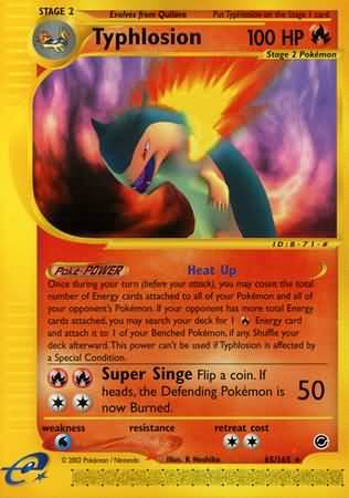 Typhlosion 65 165 Rare Expedition Singles Typhlosion 65 165 Rare Expedition Singles