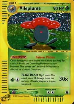 Vileplume 31 165 Holo Rare Expedition Singles Vileplume 31 165 Holo Rare Expedition Singles