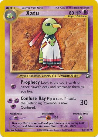 Xatu 52 111 Uncommon Unlimited Neo Genesis Unlimited Singles Xatu 52 111 Uncommon Unlimited Neo Genesis Unlimited Singles