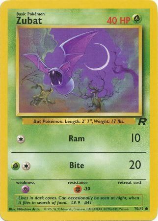 Zubat 70 82 Common Unlimited Zubat 70 82 Common Unlimited