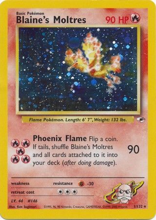 Blaine's Moltres - 1/132 - Holo Unlimited