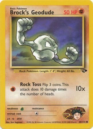 Brock's Geodude - 68/132 - Common Unlimited