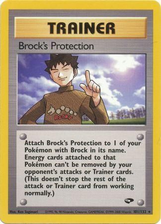 Brock s Protection 101 132 Rare Unlimited Gym Challenge Unlimited Singles Brock s Protection 101 132 Rare Unlimited Gym Challenge Unlimited Singles