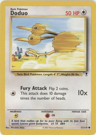 Doduo 71 110 Common Legendary Collection Singles Doduo 71 110 Common Legendary Collection Singles