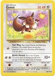 Eevee 74 110 Common Legendary Collection Singles Eevee 74 110 Common Legendary Collection Singles
