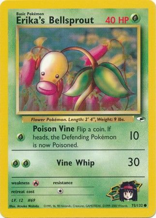 Erika s Bellsprout 75 132 Common Unlimited Gym Heroes Unlimited Singles Erika s Bellsprout 75 132 Common Unlimited Gym Heroes Unlimited Singles
