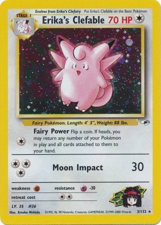 Erika's Clefable - 3/132 - Holo Unlimited