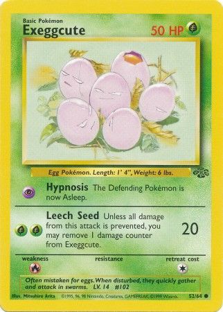 Exeggcute 52 64 Common Unlimited Exeggcute 52 64 Common Unlimited