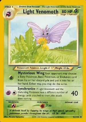 Light Venomoth 53 105 Uncommon Unlimited Light Venomoth 53 105 Uncommon Unlimited