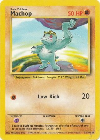 Machop - 52/102 - Common Unlimited