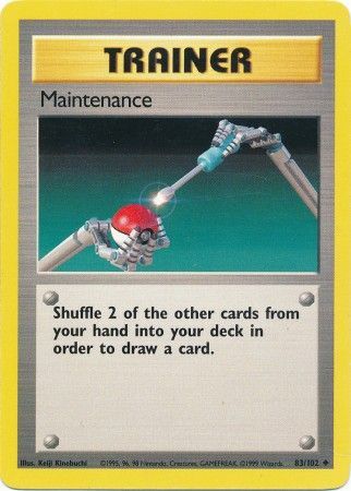 Maintenance 83 102 Uncommon Unlimited Base Set Unlimited Singles Maintenance 83 102 Uncommon Unlimited Base Set Unlimited Singles
