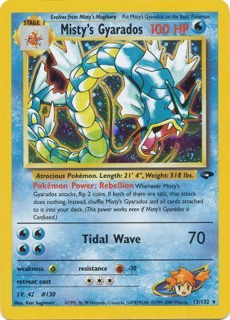 Mistys Gyarados 13132 Holo Unlimited