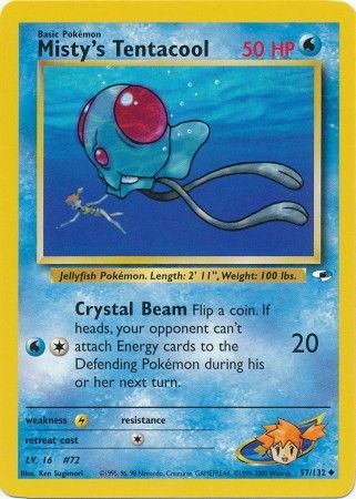 Misty s Tentacool 57 132 Uncommon Unlimited Misty s Tentacool 57 132 Uncommon Unlimited
