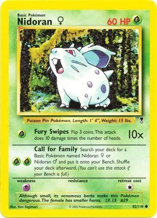 Nidoran F 82 110 Common Legendary Collection Singles Nidoran F 82 110 Common Legendary Collection Singles