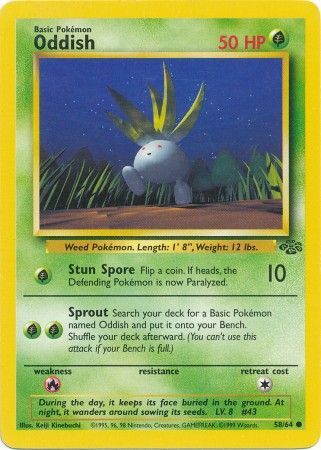 Oddish 58 64 Common Unlimited Jungle Unlimited Singles Oddish 58 64 Common Unlimited Jungle Unlimited Singles