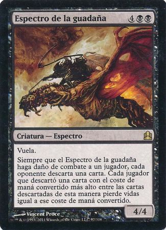 Espectro de la guadana 97 318 Commander Spanish Espectro de la guadana 97 318 Commander Spanish