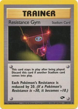 Resistance Gym 109 132 Rare Unlimited Gym Challenge Unlimited Singles Resistance Gym 109 132 Rare Unlimited Gym Challenge Unlimited Singles