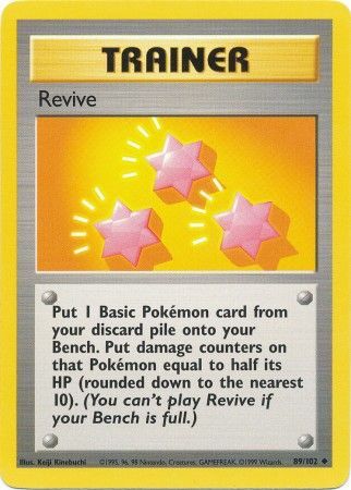 Revive 89 102 Uncommon Unlimited Base Set Unlimited Singles Revive 89 102 Uncommon Unlimited Base Set Unlimited Singles
