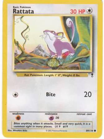 Rattata 89 110 Common Legendary Collection Singles Rattata 89 110 Common Legendary Collection Singles
