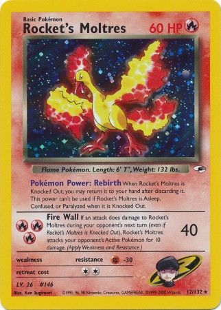 Rocket's Moltres - Gym Heroes Unlimited - Pokemon | TrollAndToad