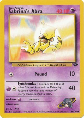Sabrina s Abra 93 132 Common Unlimited Gym Challenge Unlimited Singles Sabrina s Abra 93 132 Common Unlimited Gym Challenge Unlimited Singles