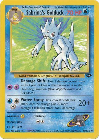 Sabrina s Golduck 30 132 Rare Unlimited Sabrina s Golduck 30 132 Rare Unlimited