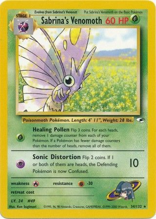 Sabrina's Venomoth - 34/132 - Rare Unlimited