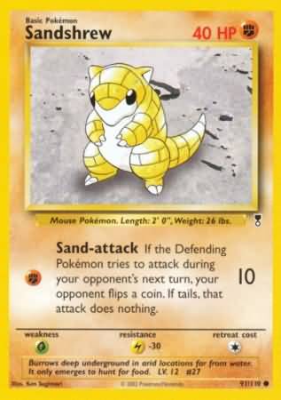 Sandshrew 91 110 Common Legendary Collection Singles Sandshrew 91 110 Common Legendary Collection Singles