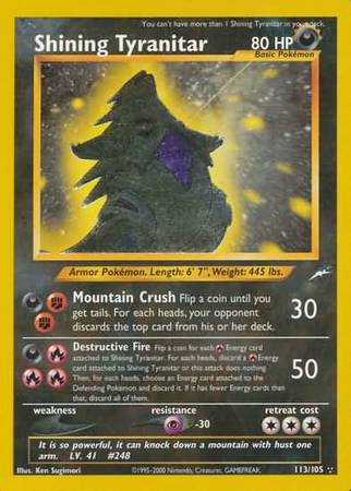 Shining Tyranitar (Triple Star) - Pokemon | TrollAndToad