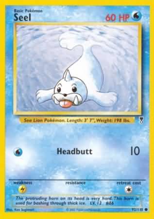 Seel 92 110 Common Legendary Collection Singles Seel 92 110 Common Legendary Collection Singles