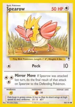 Spearow 94 110 Common Spearow 94 110 Common