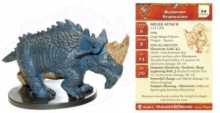 Bluespawn Stormlizard 30 Blood War D D Miniatures Bluespawn Stormlizard 30 Blood War D D Miniatures