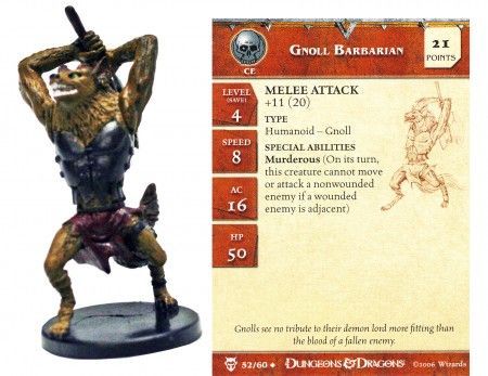 d&d gnoll miniatures