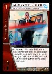 Alexander Luthor Insidious Impostor DCR 120 Rare Alexander Luthor Insidious Impostor DCR 120 Rare