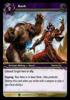 Bash 17 361 Uncommon WoW Heroes of Azeroth Bash 17 361 Uncommon WoW Heroes of Azeroth