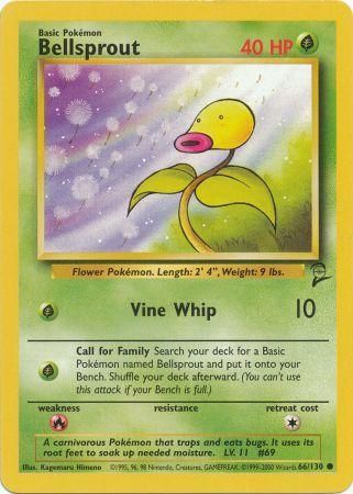 Bellsprout 66 130 Common Base Set 2 Singles Bellsprout 66 130 Common Base Set 2 Singles