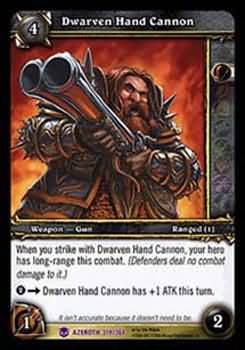 Dwarven Hand Cannon 319 361 Epic Rare WoW Heroes of Azeroth Dwarven Hand Cannon 319 361 Epic Rare WoW Heroes of Azeroth