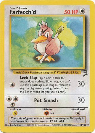 Farfetch'd - Base Set 2 Pokémon card 40/130