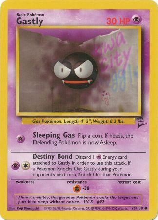 Gastly 75 130 Common Base Set 2 Singles Gastly 75 130 Common Base Set 2 Singles