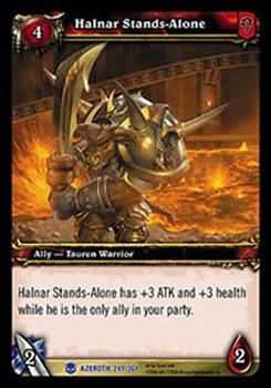 Halnar Stands Alone 241 361 Rare WoW Heroes of Azeroth Halnar Stands Alone 241 361 Rare WoW Heroes of Azeroth