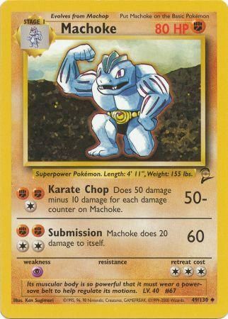 Machoke 49 130 Uncommon Machoke 49 130 Uncommon