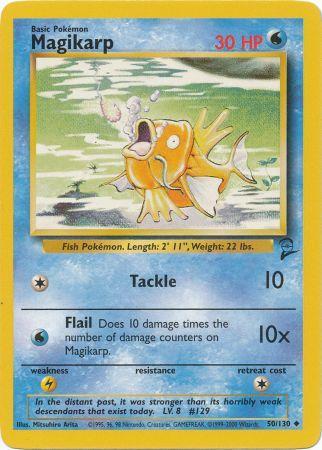 Magikarp Base Set 2 Pokemon Trollandtoad