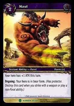 Maul 25 361 Uncommon WoW Heroes of Azeroth Maul 25 361 Uncommon WoW Heroes of Azeroth