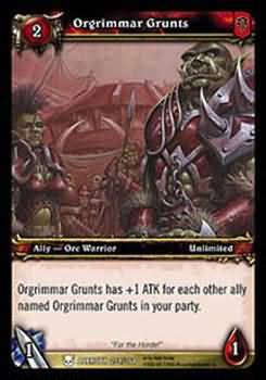Orgrimmar Grunts 254 361 Common WoW Heroes of Azeroth Orgrimmar Grunts 254 361 Common WoW Heroes of Azeroth
