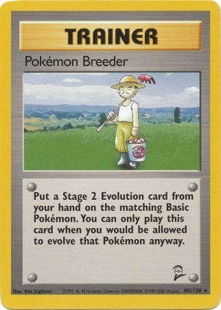 Pokemon Breeder 105 130 Rare Pokemon Breeder 105 130 Rare