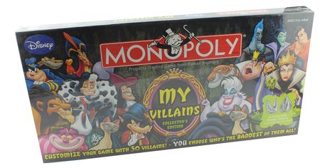 Monopoly: My Disney Villains Collector's Edition Board Game (USAopoly)