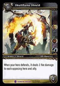 Skullflame Shield 299 361 Epic Rare WoW Heroes of Azeroth Skullflame Shield 299 361 Epic Rare WoW Heroes of Azeroth