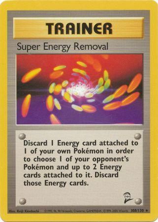 Super Energy Removal 108 130 Rare Super Energy Removal 108 130 Rare