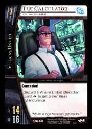 The Calculator Crime Broker DCR 142 Common Vs System DC Infinite Crisis The Calculator Crime Broker DCR 142 Common Vs System DC Infinite Crisis